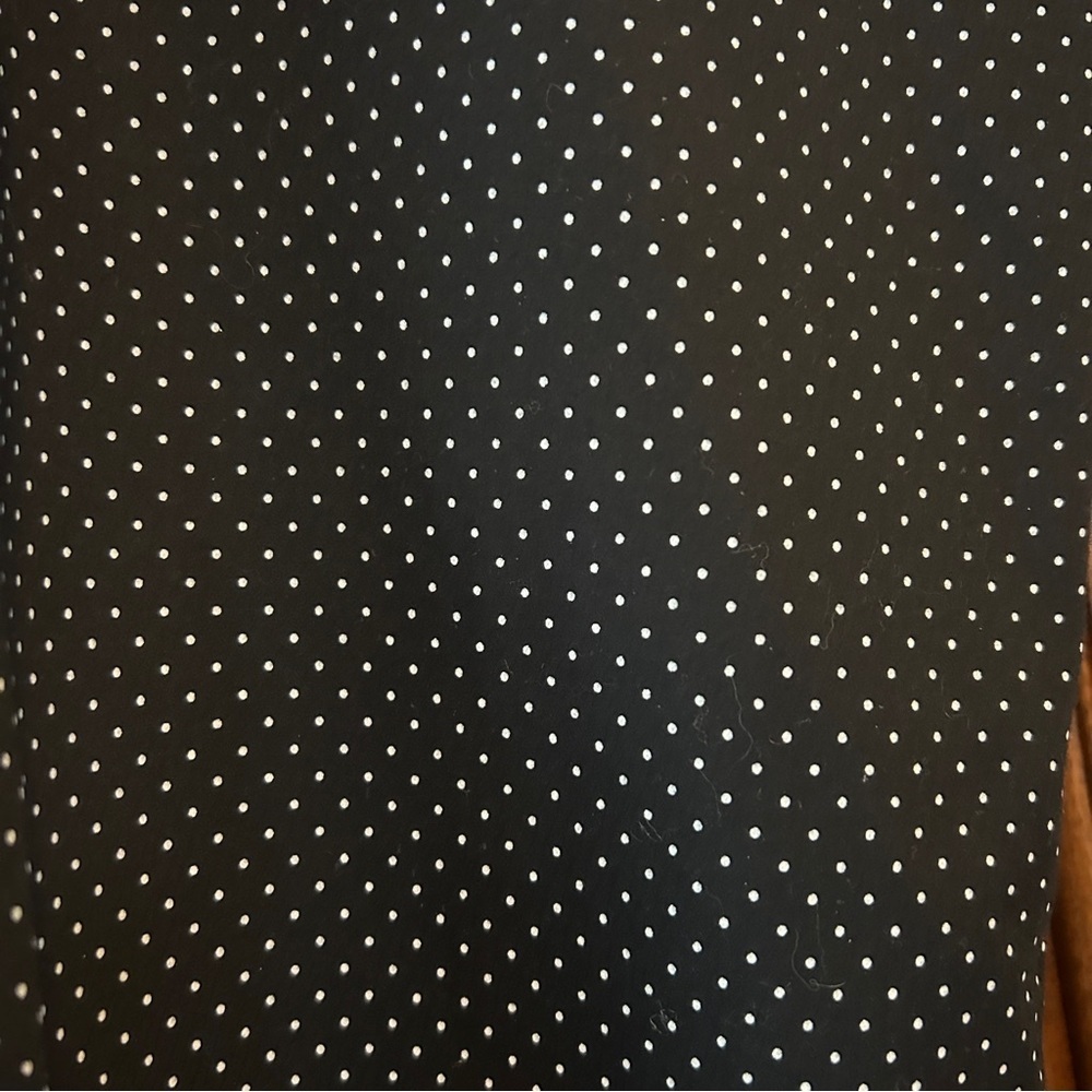 Talbots Signature Crop Pants Black White Dot 18W Petite - Picture 3 of 16